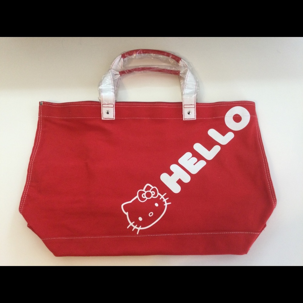 NWOT Hello Kitty Large Red Tote